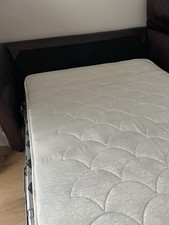 Leather Sofa Bed 2-Seater Set