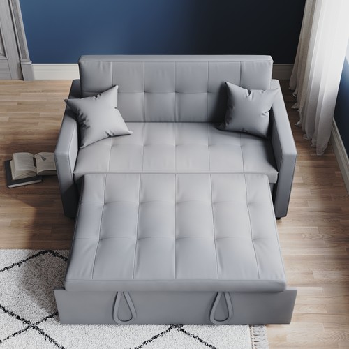 Sofa bed grey seater living - 2,
