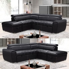 New Nevada Leather Corner Sofa