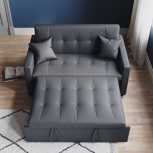 Sofa bed dark grey - grey, 2
