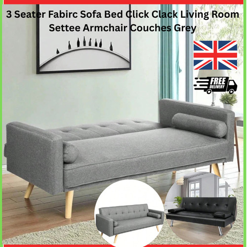 Seater fabirc sofa - sofa, click