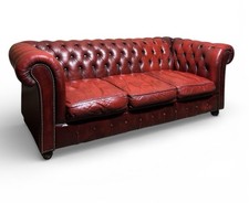 CHESTERFIELD OX BLOOD LEATHER
